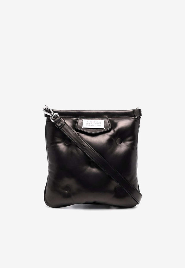 Glam Slam Leather Flat Crossbody Bag