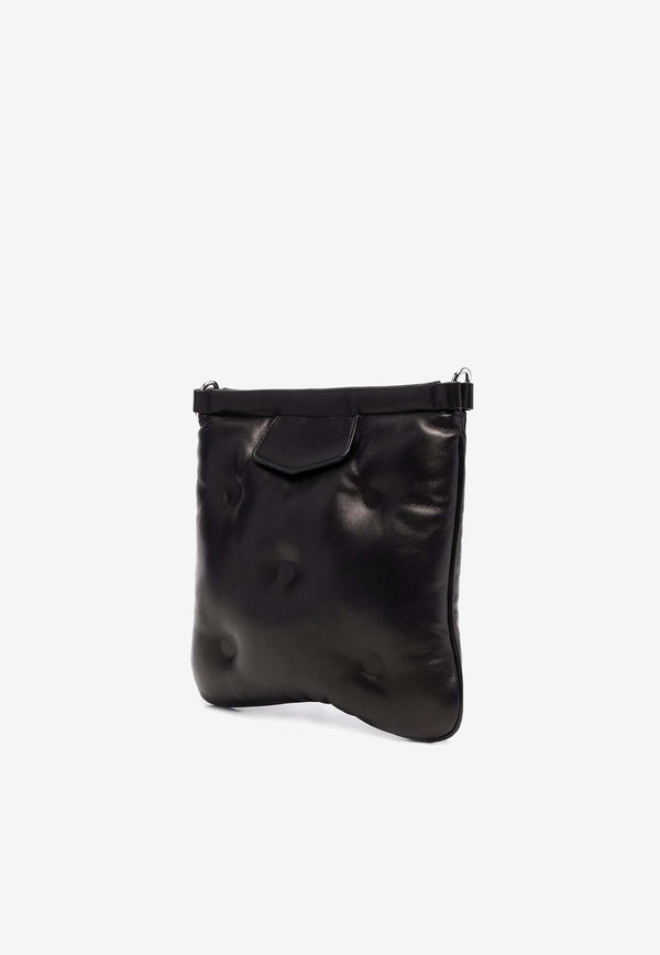 Glam Slam Leather Flat Crossbody Bag