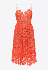 Azaelea Floral-Lace Midi Dress