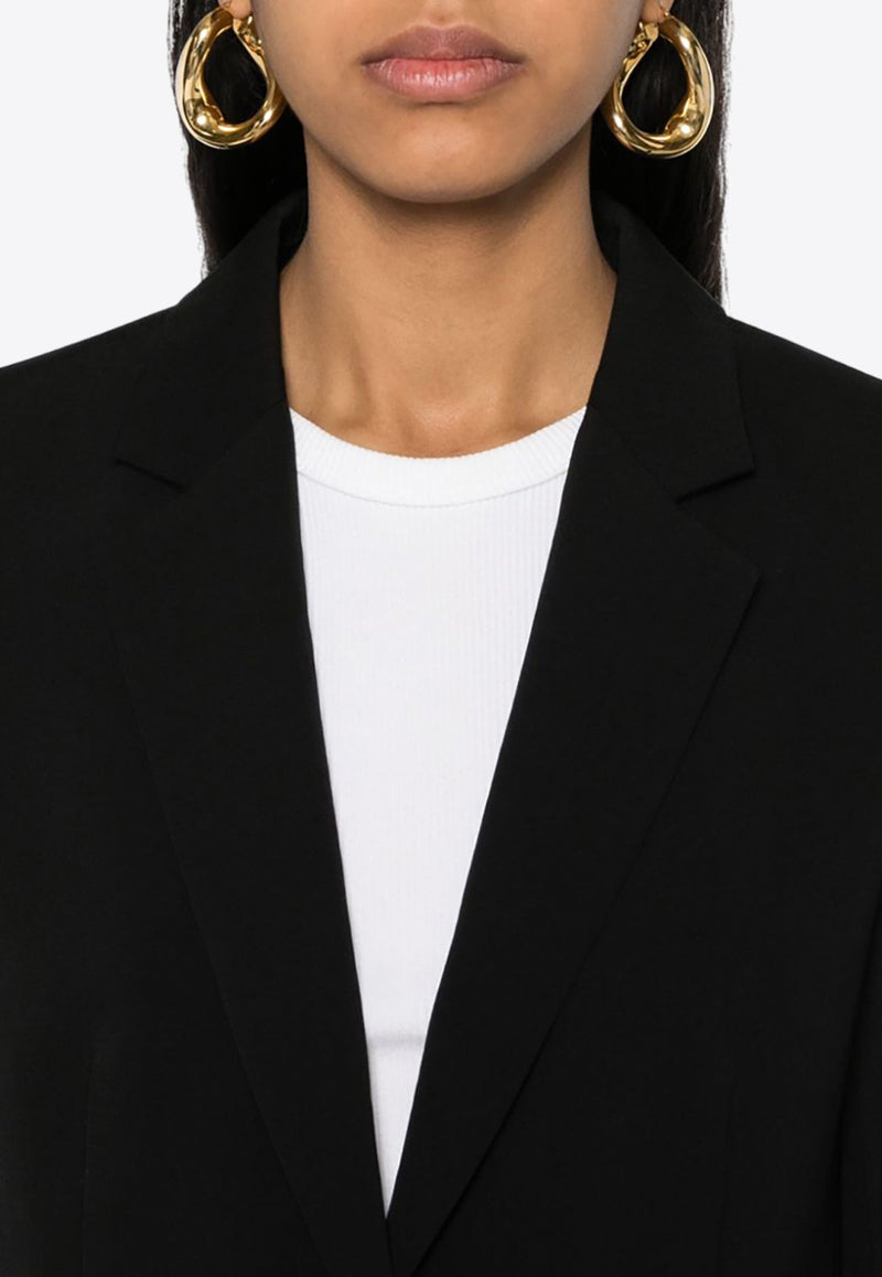 Single-Breasted Blazer in Wool