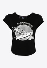 Wings Graphic Print Baby Tee