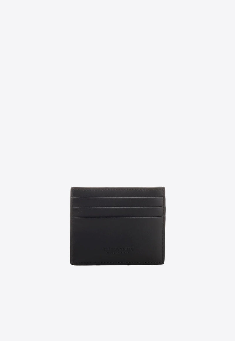 Intrecciato Leather Cardholder