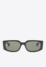 Rectangular Acetate Sunglasses