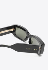 Rectangular Acetate Sunglasses