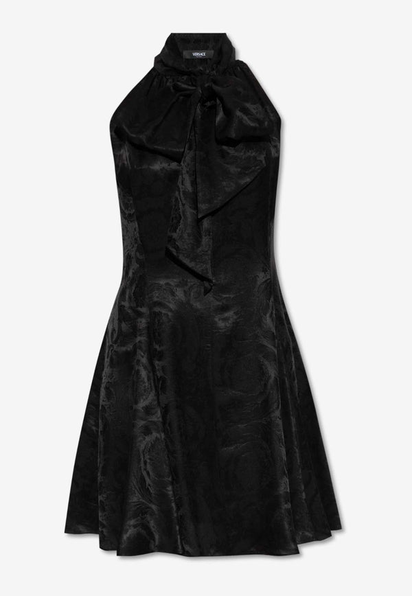 Barocco Jacquard Satin Mini Dress
