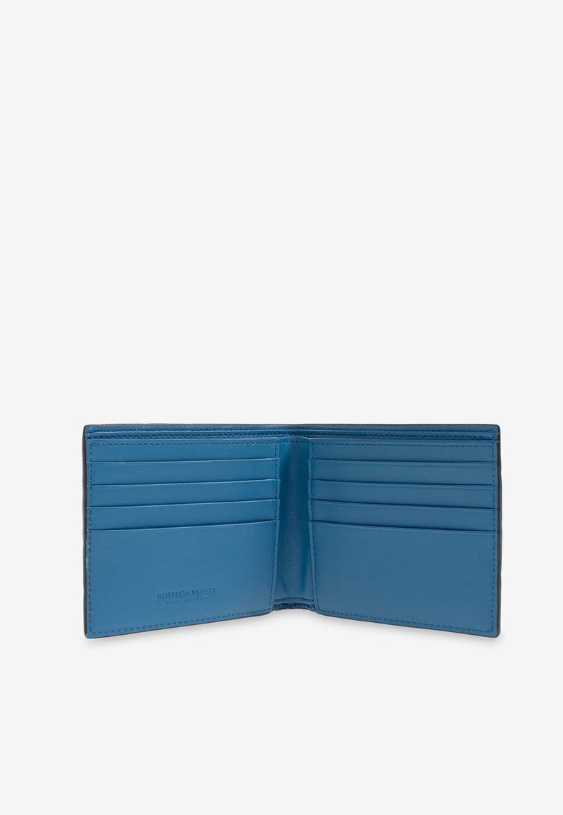 Intrecciato Leather Bi-Fold Wallet