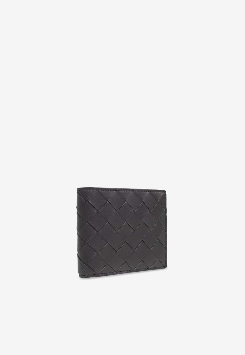 Intrecciato Leather Bi-Fold Wallet