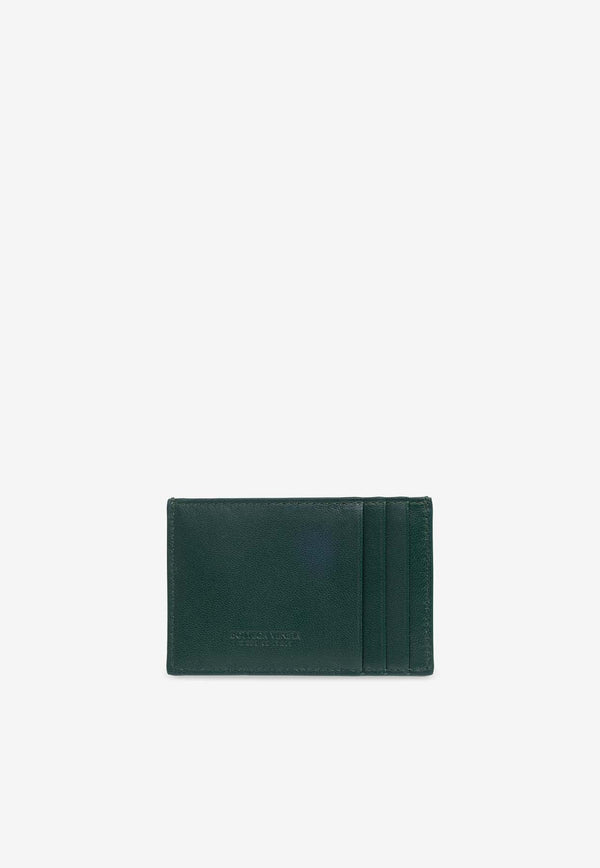 Cassette Intrecciato Leather Cardholder