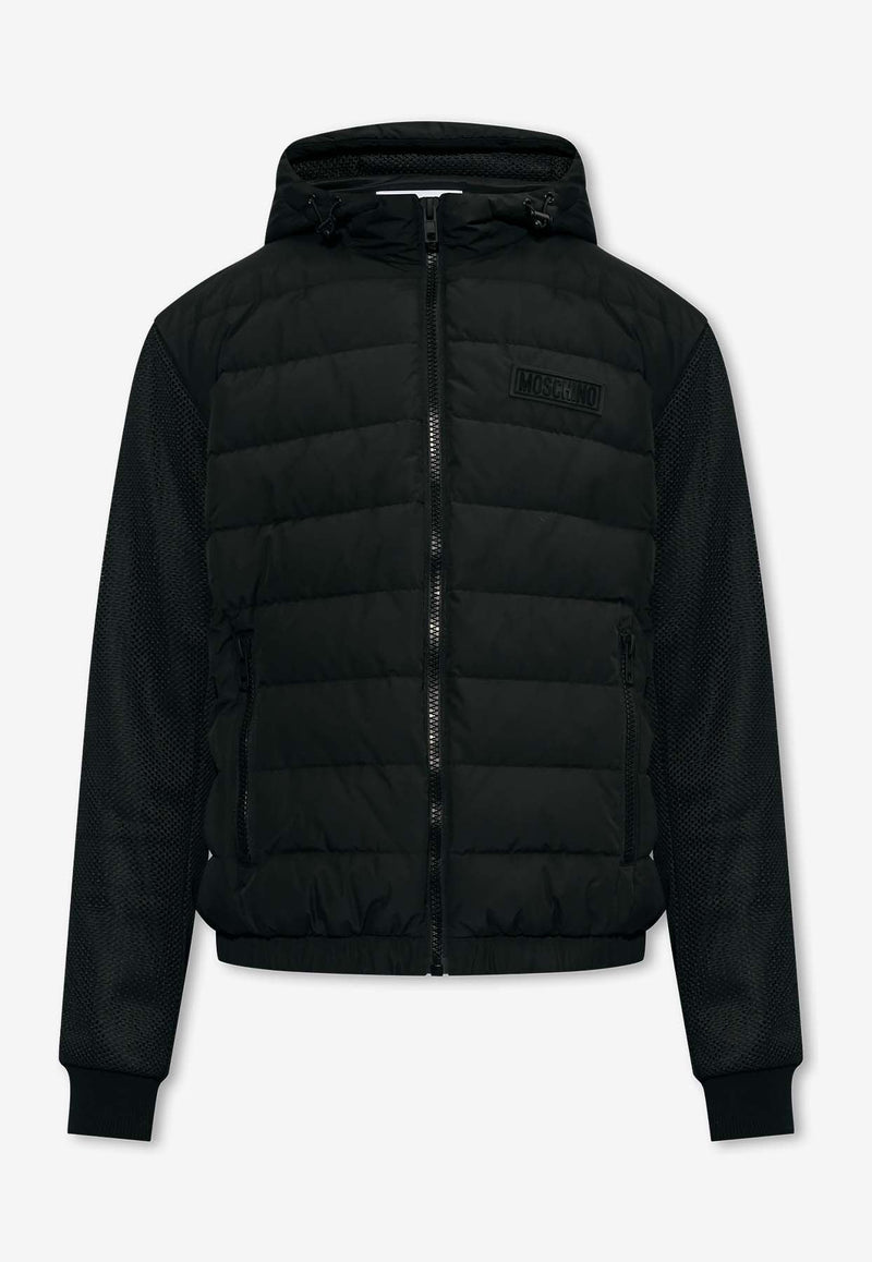 Logo Patch Padded Down Jacket