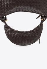 Large Gemelli Intrecciato Leather Shoulder Bag