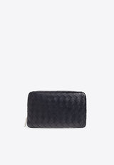 Medium Intrecciato Leather Pouch Bag