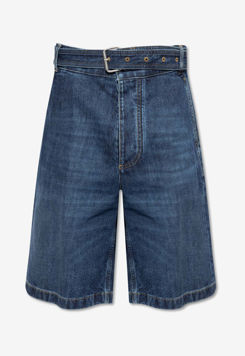 Denim Bermuda Shorts