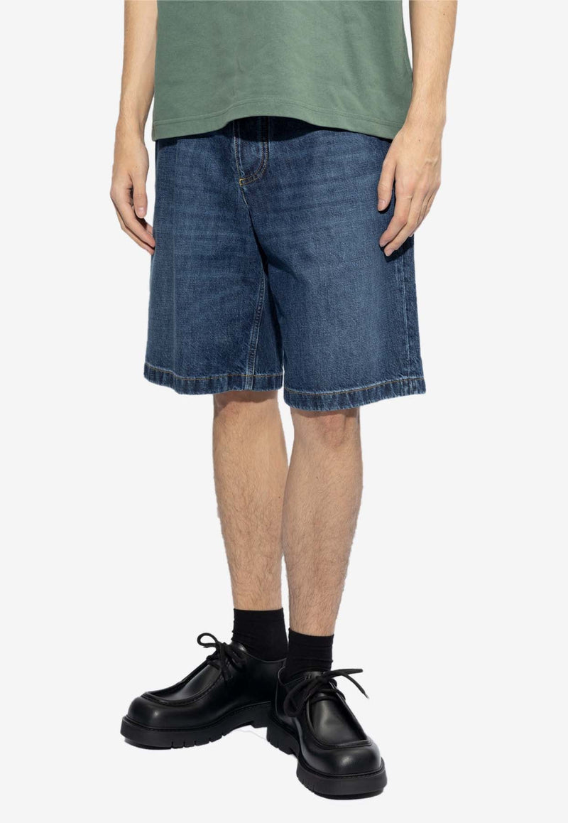 Denim Bermuda Shorts