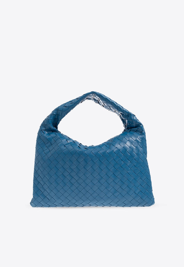 Small Hop Top Handle Bag in Intrecciato Leather