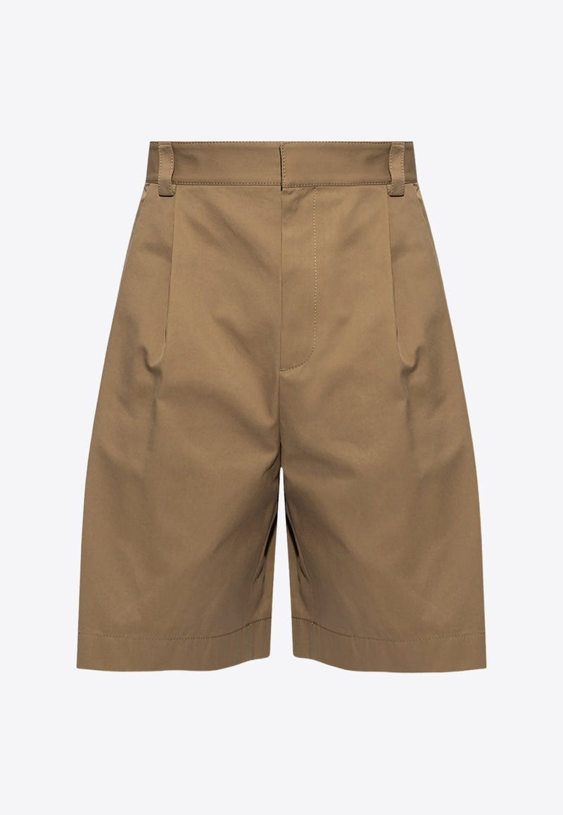 Gabardine Bermuda Shorts