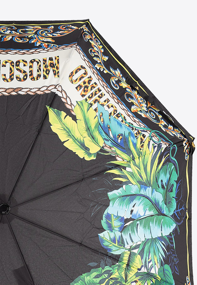 Graphic Print Foldable Umbrella