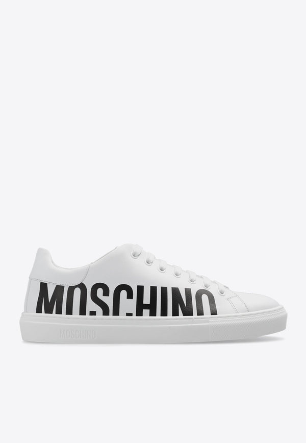 Logo Print Lace-Up Sneakers