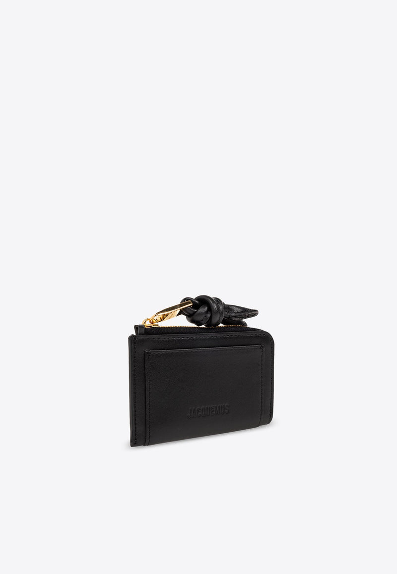 Tourni Knotted Leather Cardholder