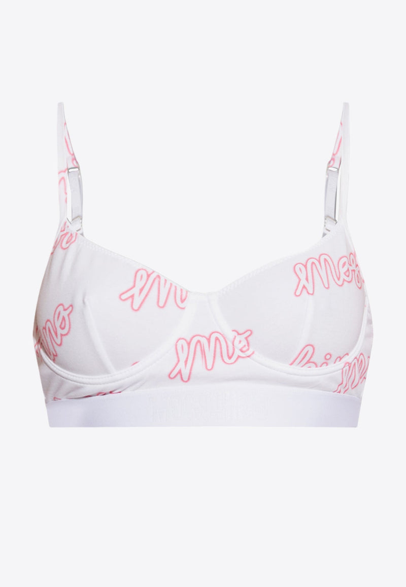 Logo Monogram Underwire Bra