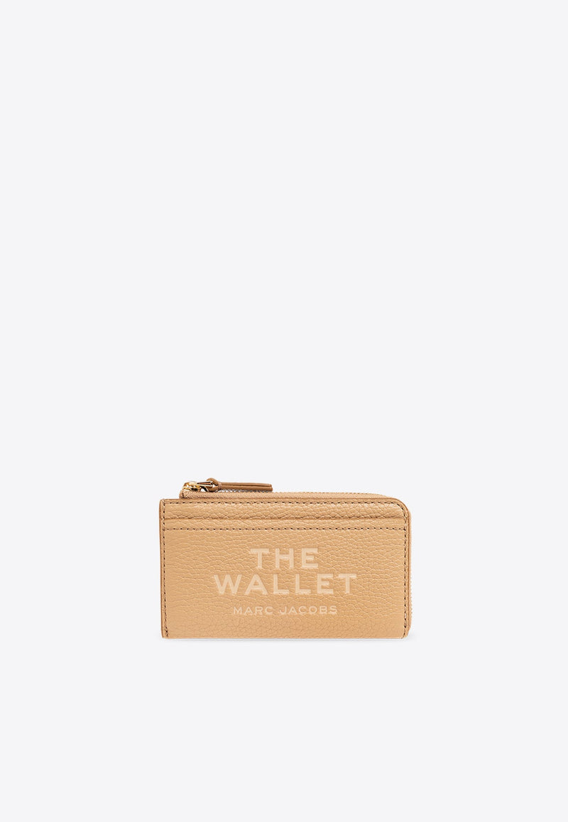 The Grained Leather Top Zip Wallet