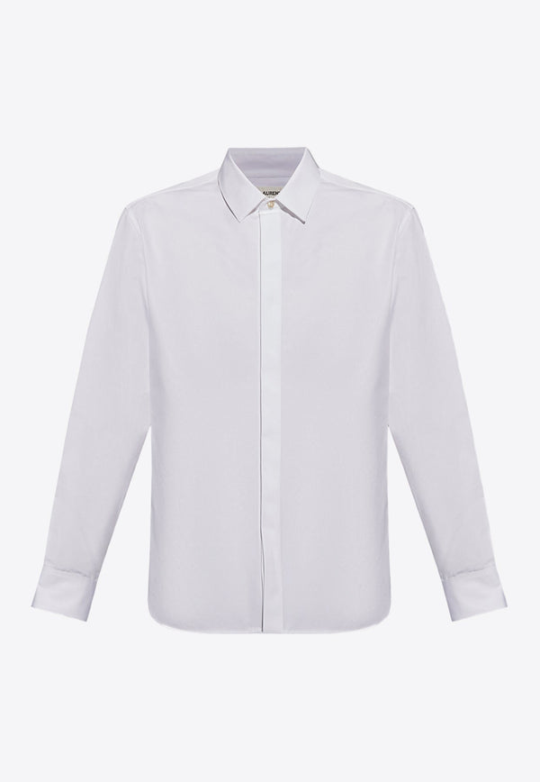Yves Collar Long-Sleeved Shirt