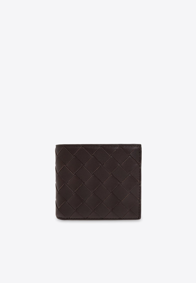 Intrecciato Leather Bi-Fold Wallet