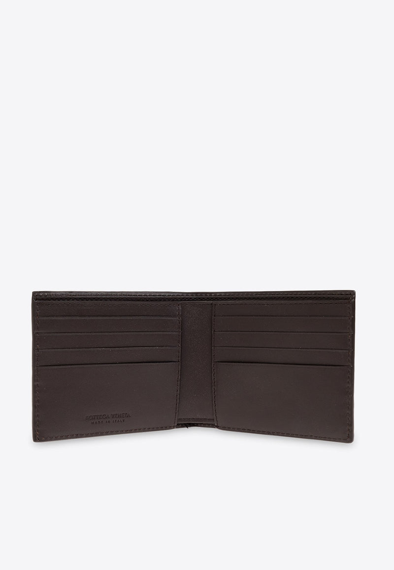 Intrecciato Leather Bi-Fold Wallet