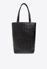 Intrecciato Leather Tote Bag