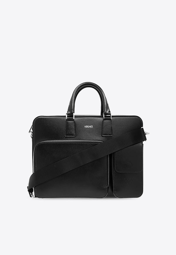 Calf Leather Cargo Briefcase