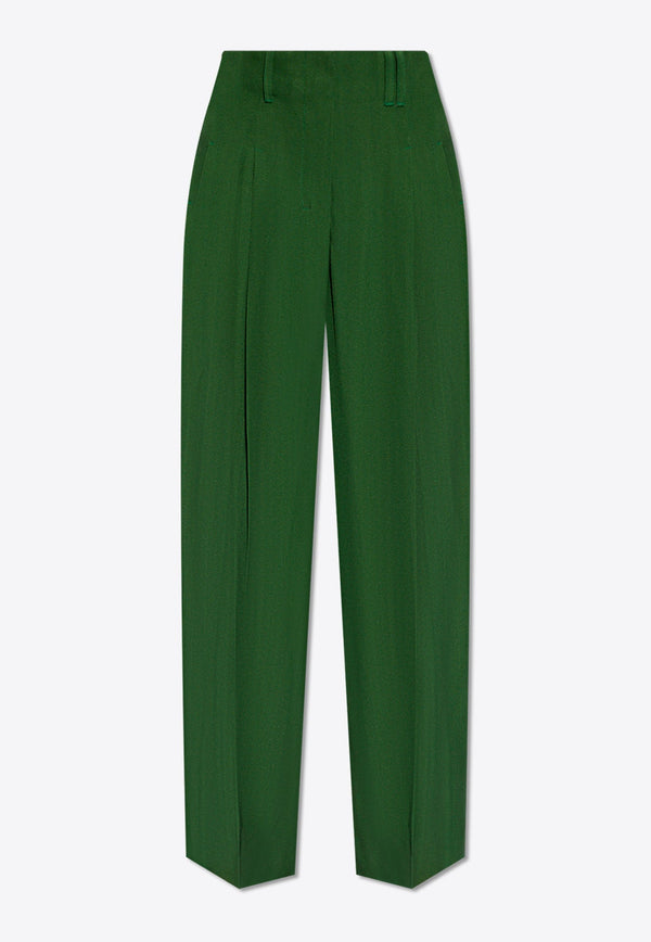 Le Titolo High-Waist Tailored Pants