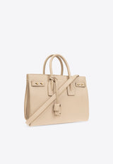 Small ‘Sac De Jour Leather Top Handle Bag