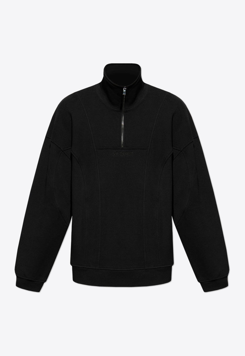 Stand-Up Collar Sweatshirt