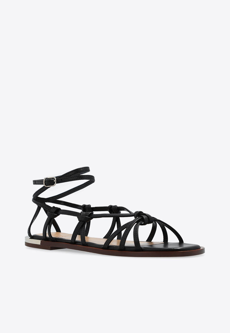 Uma Flat Strappy Sandals
