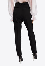 High-Waist Tapered Pants