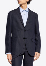 Single-Breasted Buttoned Blazer