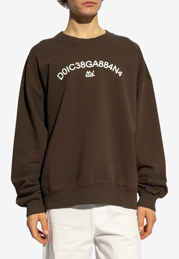 Logo Print Crewneck Sweatshirt