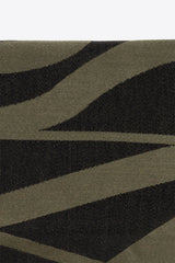 Logo Print Wool Scarf