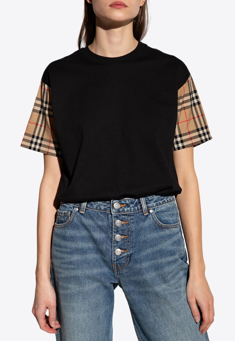 Vintage Check Oversized T-shirt