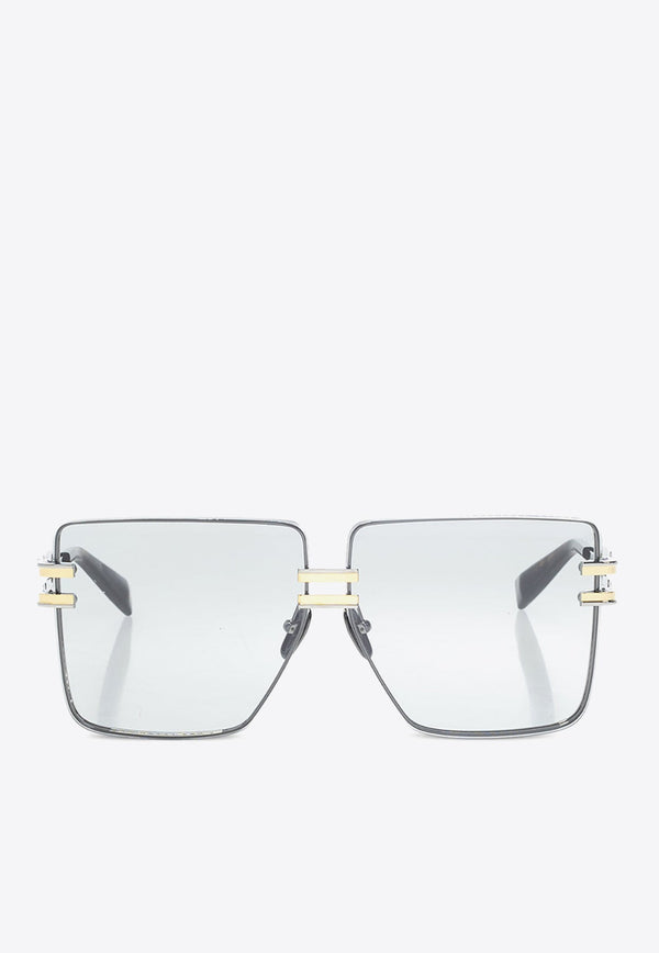 Gendarme Oversized Rectangular Sunglasses