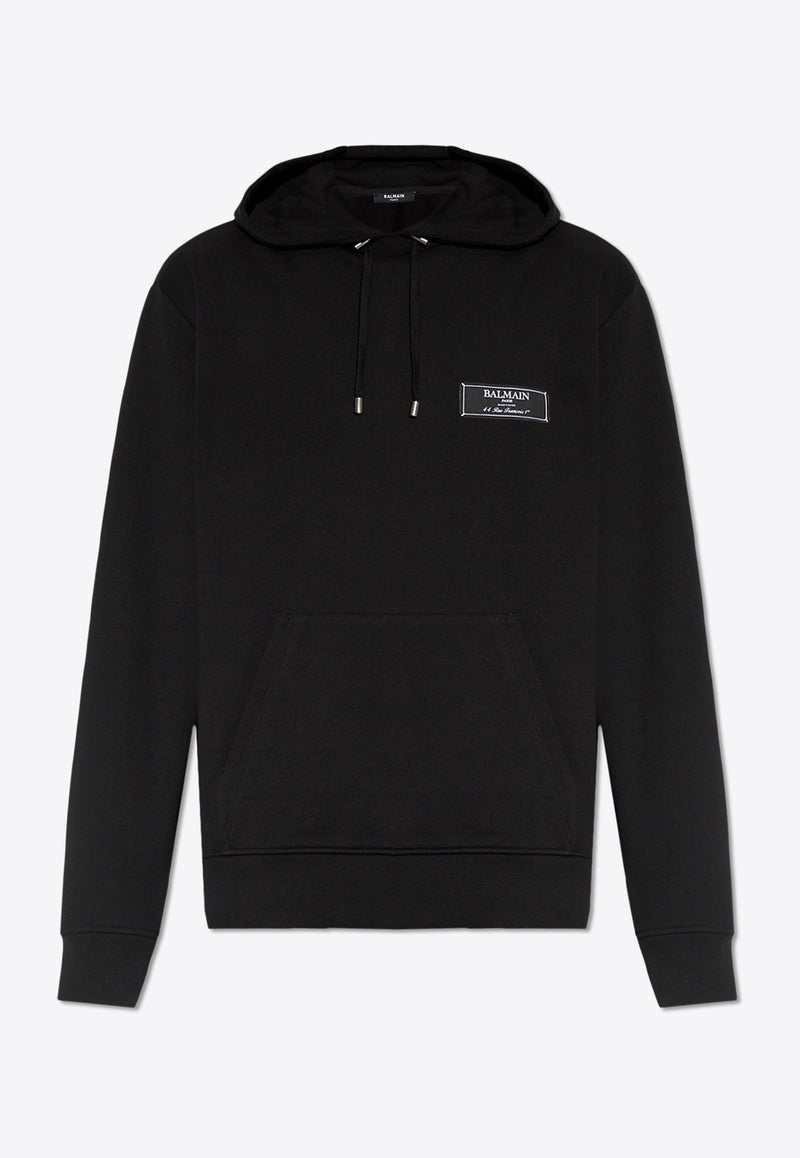 Logo Patch Hooded Sweatshirt