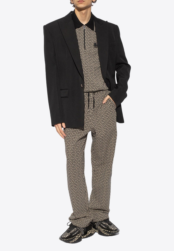 Casual Monogram Jacquard Pants