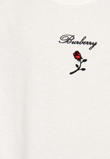 Printed Logo Rose T-shirt