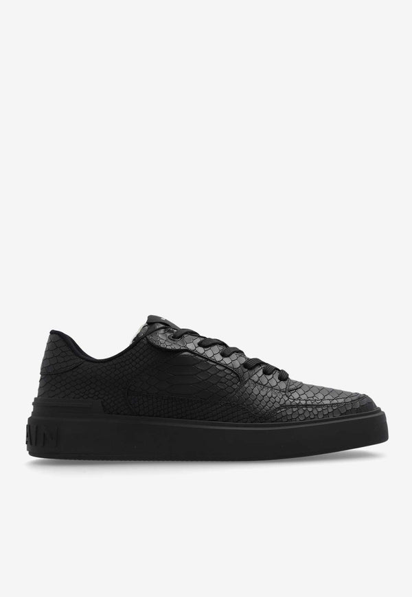 B-Court Snake Print Leather Low-Top Sneakers