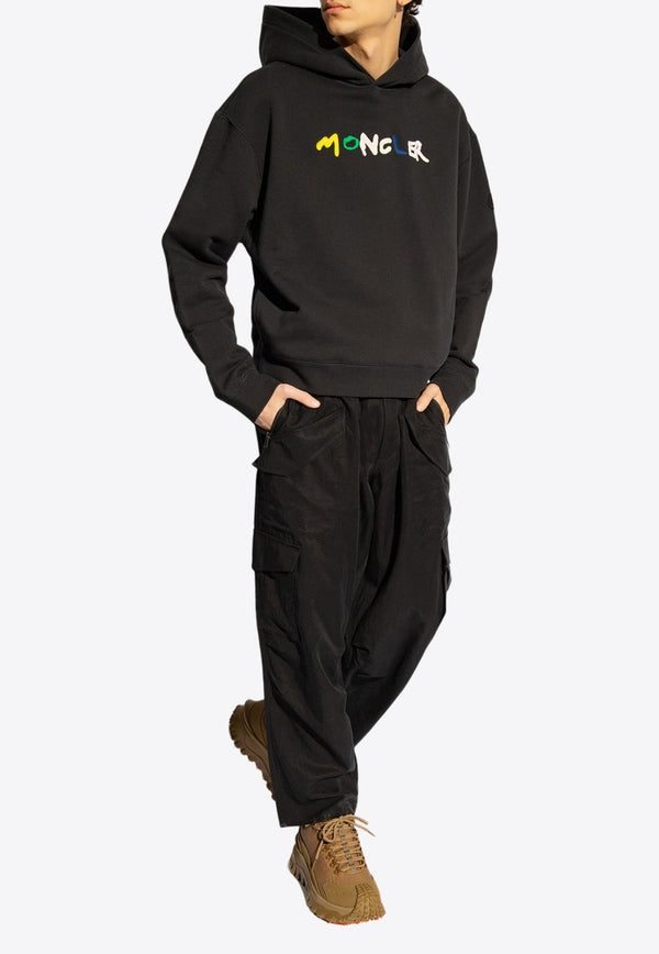 Embroidered Logo Hooded Sweatshirt