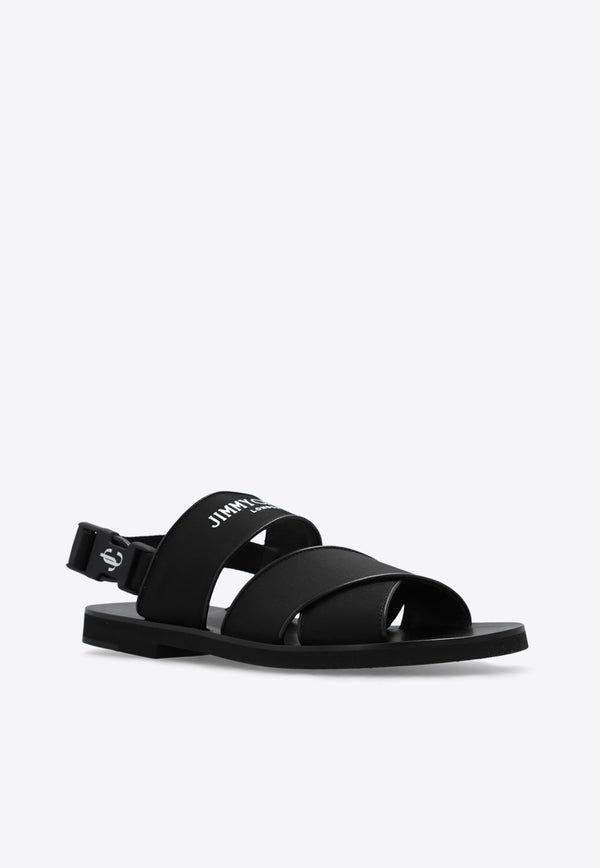 Jude Logo Print Sandals