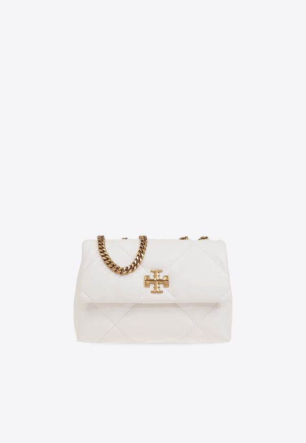 Small Kira Diamond Leather Shoulder Bag