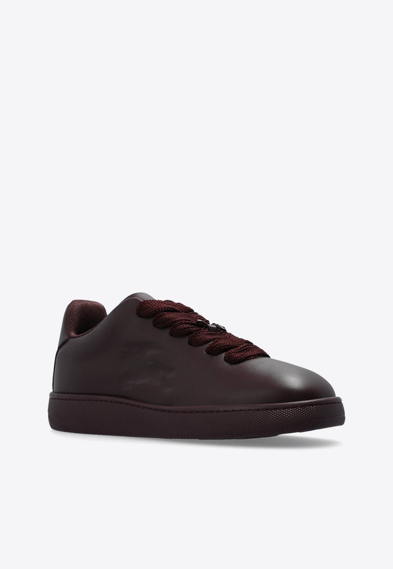 Box Leather Low-Top Sneakers