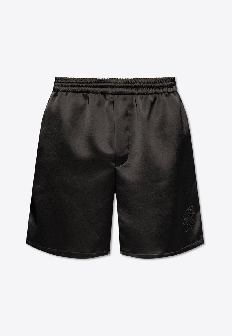 Logo Embroidered Elasticated Shorts