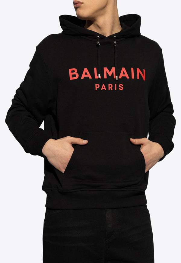 Logo Print Hooded Sweatshirt