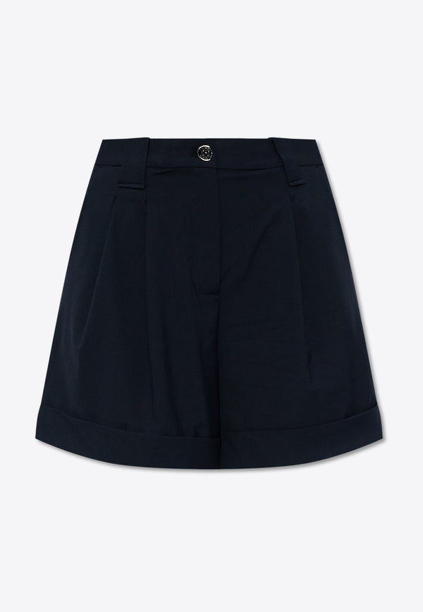High-Waist Tailored Mini Shorts